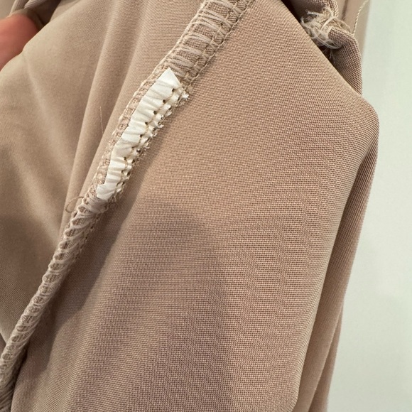 Boohoo Sleeveless Beige Tank Slinky Dress - Picture 5 of 5